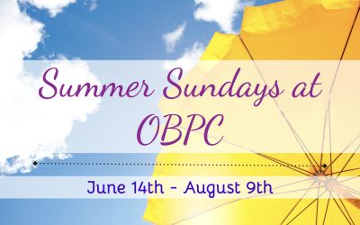 Summer Sunday School